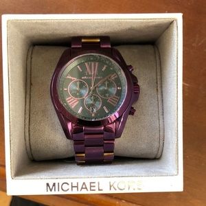 Purple Michael Kors Watch Never Worn, Still in Box